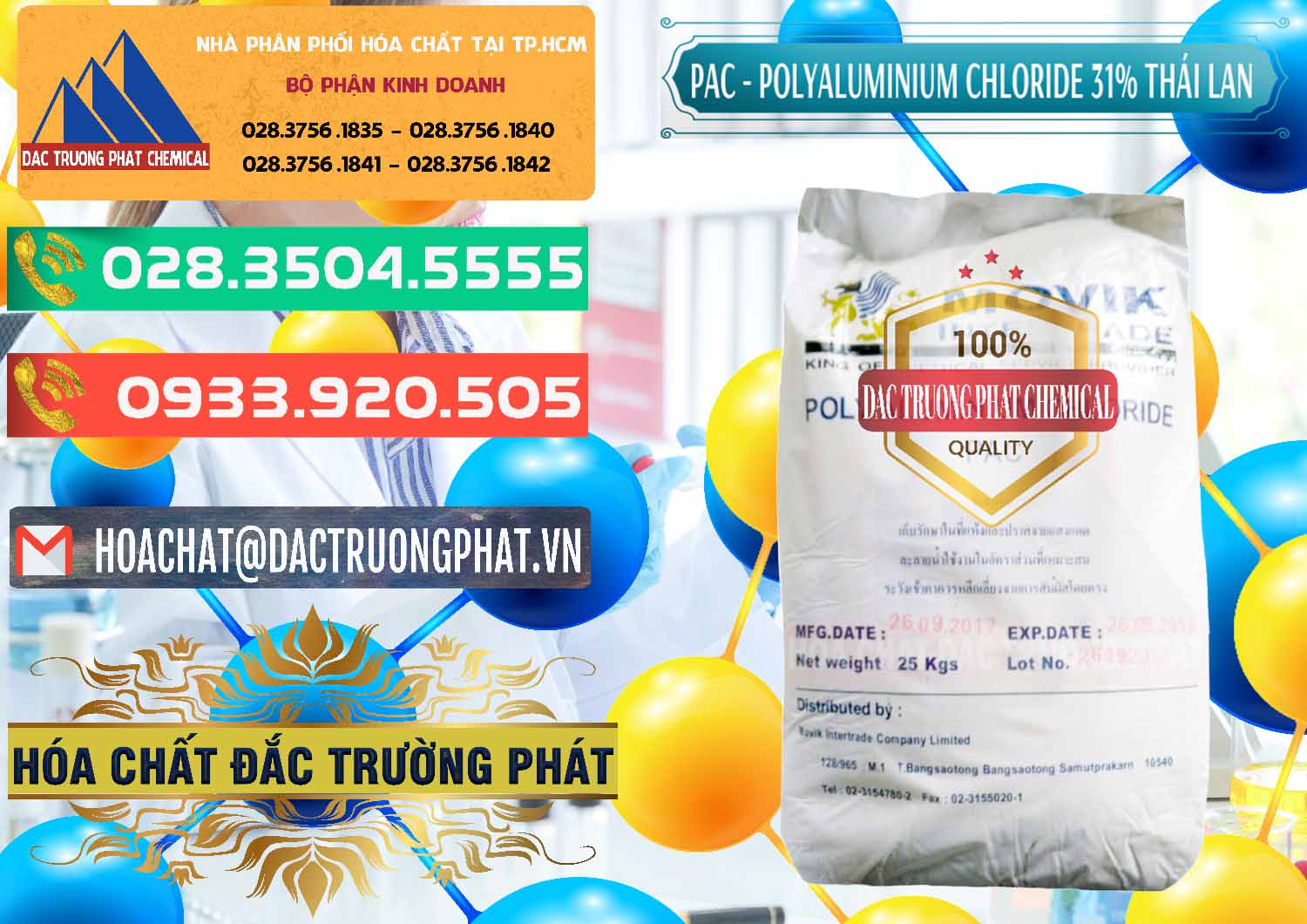 Cty phân phối & bán PAC - Polyaluminium Chloride 31% Thái Lan Thailand - 0469 - Cty chuyên phân phối và kinh doanh hóa chất tại TP.HCM - congtyhoachat.com.vn