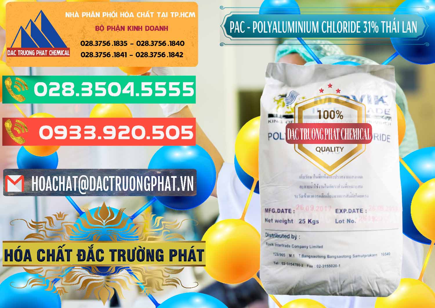 Công ty chuyên bán - cung cấp PAC - Polyaluminium Chloride 31% Thái Lan Thailand - 0469 - Bán - phân phối hóa chất tại TP.HCM - congtyhoachat.com.vn