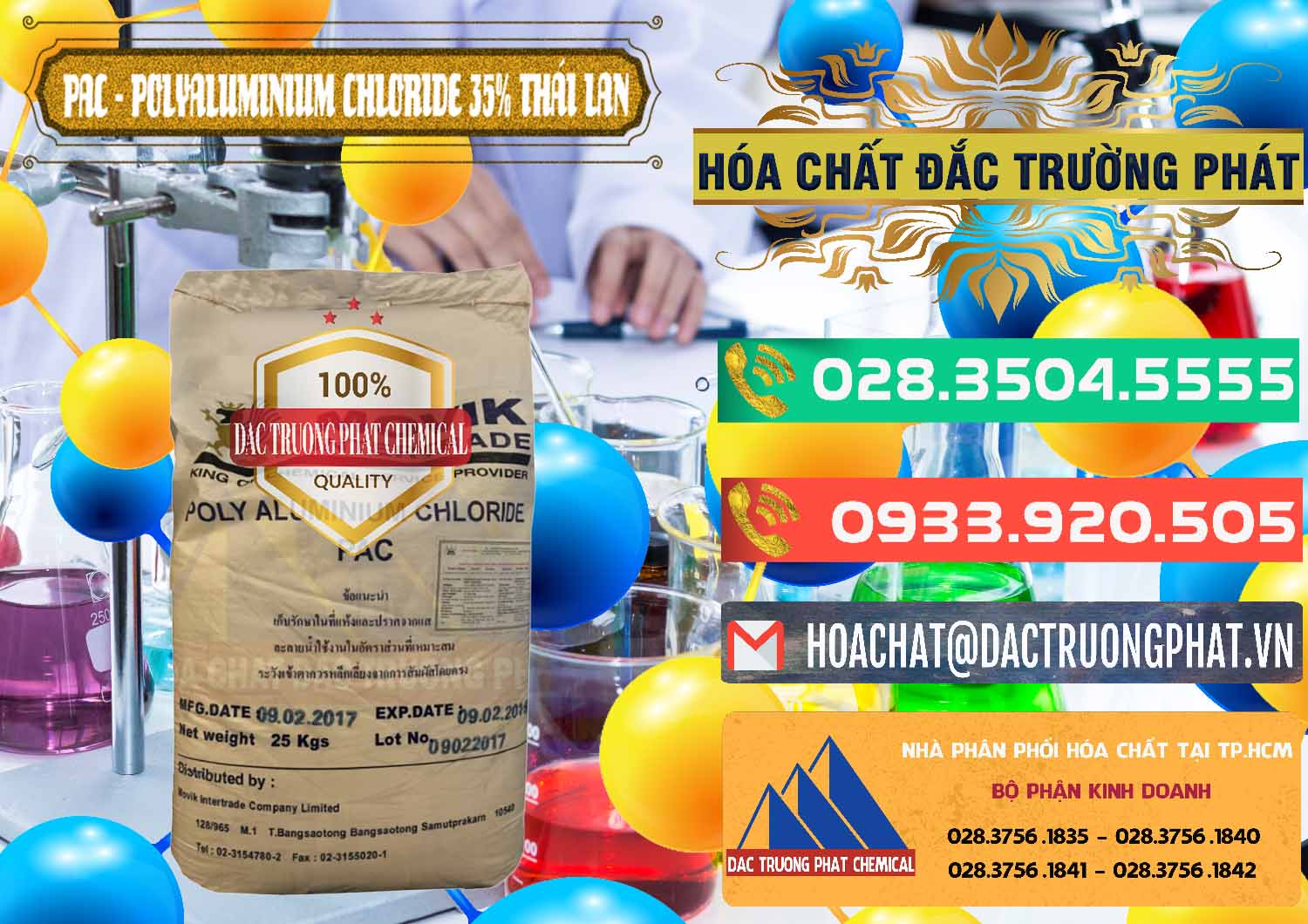 Chuyên bán ( cung ứng ) PAC - Polyaluminium Chloride 35% Thái Lan Thailand - 0470 - Nơi chuyên phân phối ( bán ) hóa chất tại TP.HCM - congtyhoachat.com.vn