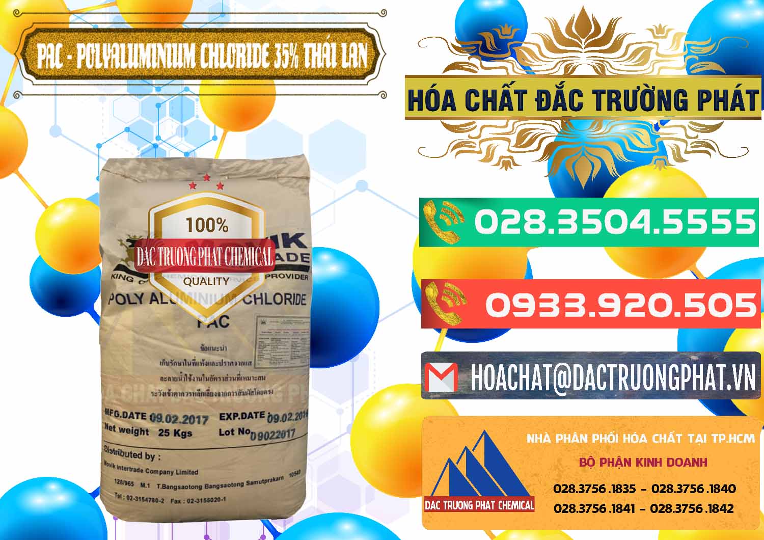 Bán ( cung ứng ) PAC - Polyaluminium Chloride 35% Thái Lan Thailand - 0470 - Nơi chuyên nhập khẩu ( phân phối ) hóa chất tại TP.HCM - congtyhoachat.com.vn
