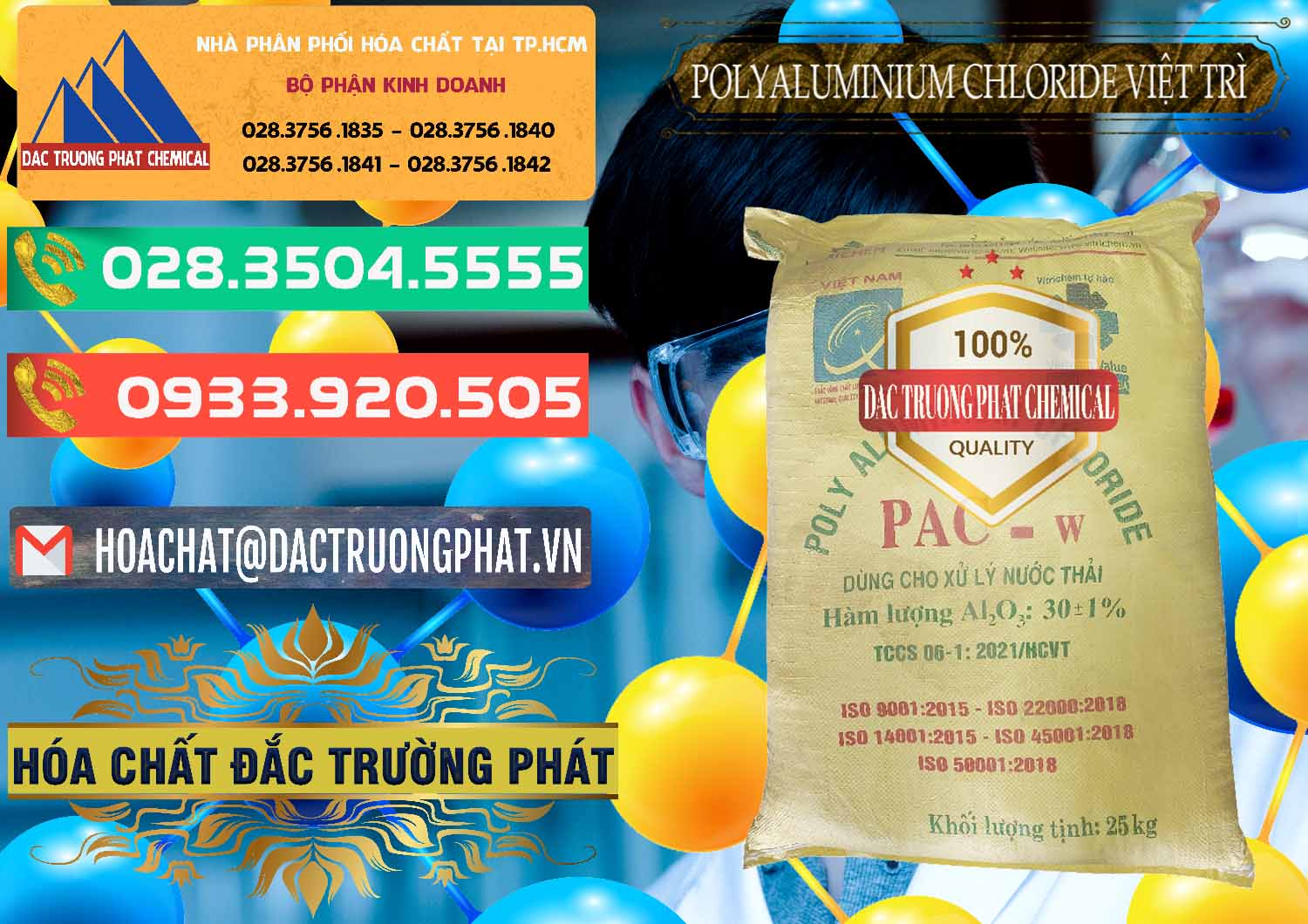 Nơi chuyên kinh doanh ( phân phối ) PAC - Polyaluminium Chloride Việt Trì Việt Nam - 0487 - Chuyên kinh doanh & cung cấp hóa chất tại TP.HCM - congtyhoachat.com.vn
