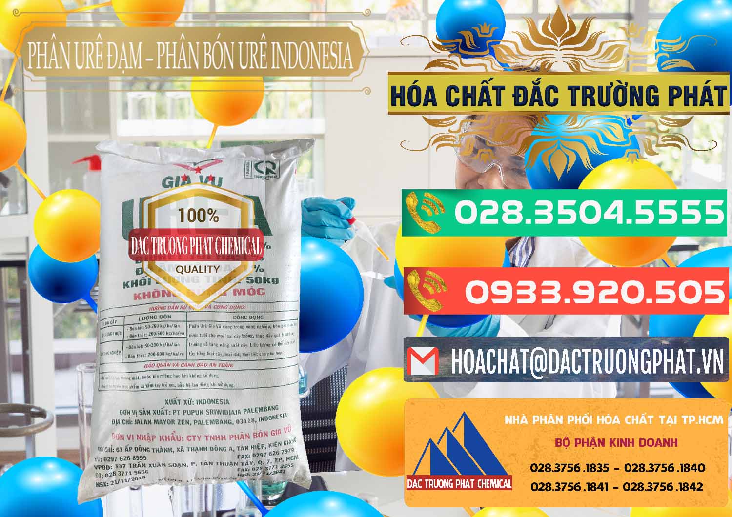 Cty bán - cung cấp Phân Urê Đạm – Phân Bón Urê Indonesia - 0194 - Chuyên bán và phân phối hóa chất tại TP.HCM - congtyhoachat.com.vn