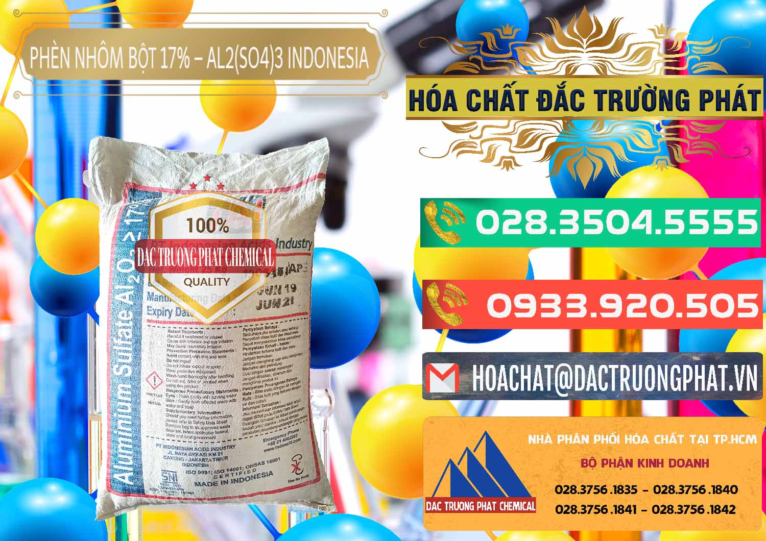 Cty bán và cung cấp Phèn Nhôm Bột - Al2(SO4)3 17% bao 25kg Indonesia - 0114 - Nhập khẩu ( cung cấp ) hóa chất tại TP.HCM - congtyhoachat.com.vn