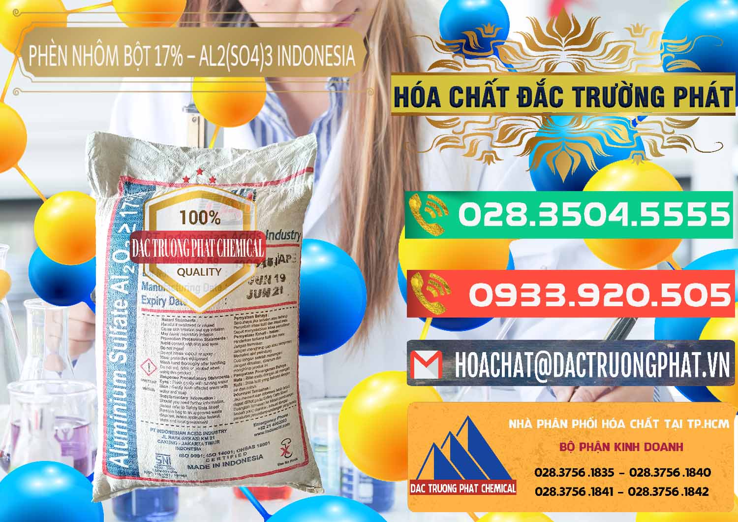 Đơn vị bán _ phân phối Phèn Nhôm Bột - Al2(SO4)3 17% bao 25kg Indonesia - 0114 - Đơn vị nhập khẩu & cung cấp hóa chất tại TP.HCM - congtyhoachat.com.vn