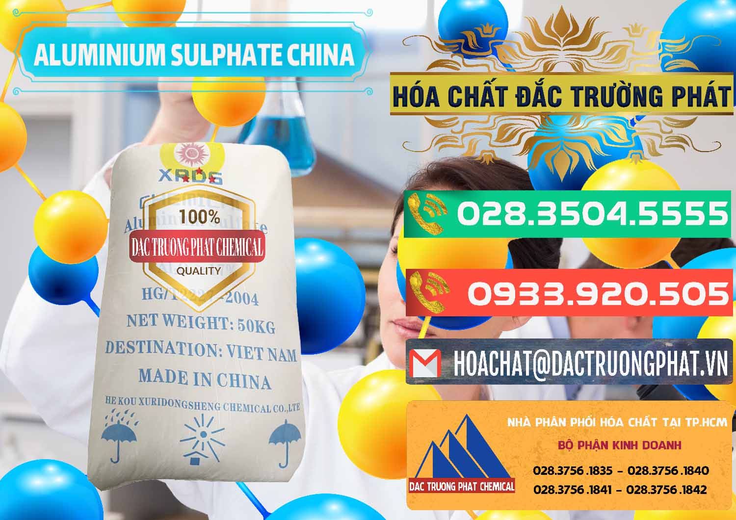 Đơn vị nhập khẩu - bán Phèn Nhôm - Al2(SO4)3 17% Trung Quốc China - 0464 - Cty chuyên nhập khẩu và phân phối hóa chất tại TP.HCM - congtyhoachat.com.vn