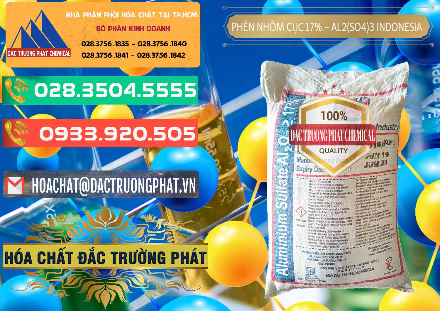Cty chuyên bán ( cung ứng ) Phèn Nhôm Cục - Al2(SO4)3 17% bao 25kg Indonesia - 0115 - Cty phân phối và cung cấp hóa chất tại TP.HCM - congtyhoachat.com.vn