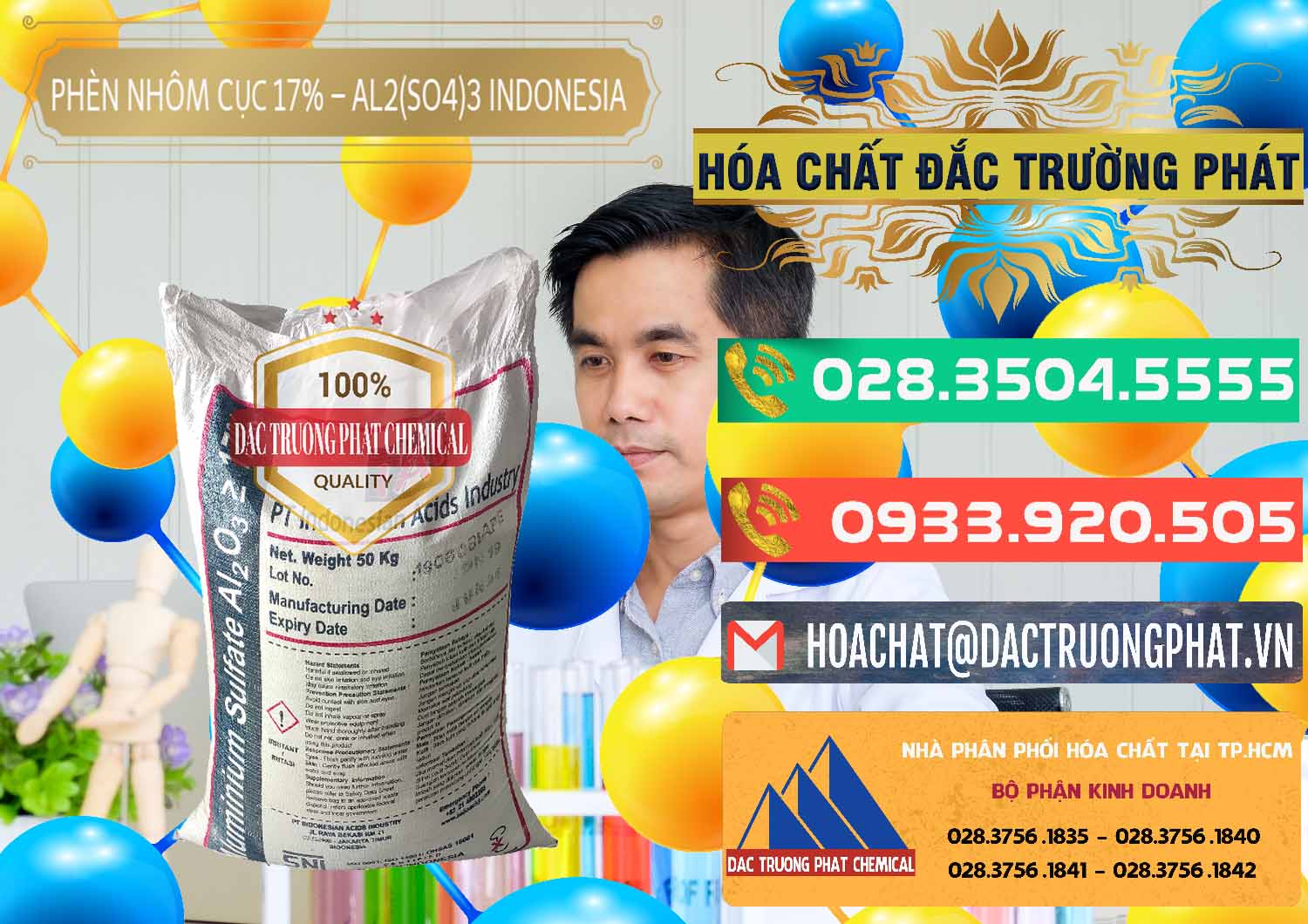 Cty chuyên cung cấp - bán Phèn Nhôm Cục - Al2(SO4)3 17% bao 50kg Indonesia - 0113 - Nơi cung cấp và kinh doanh hóa chất tại TP.HCM - congtyhoachat.com.vn