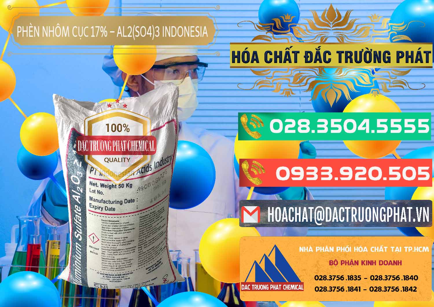 Cty cung cấp - bán Phèn Nhôm Cục - Al2(SO4)3 17% bao 50kg Indonesia - 0113 - Nhà phân phối và bán hóa chất tại TP.HCM - congtyhoachat.com.vn