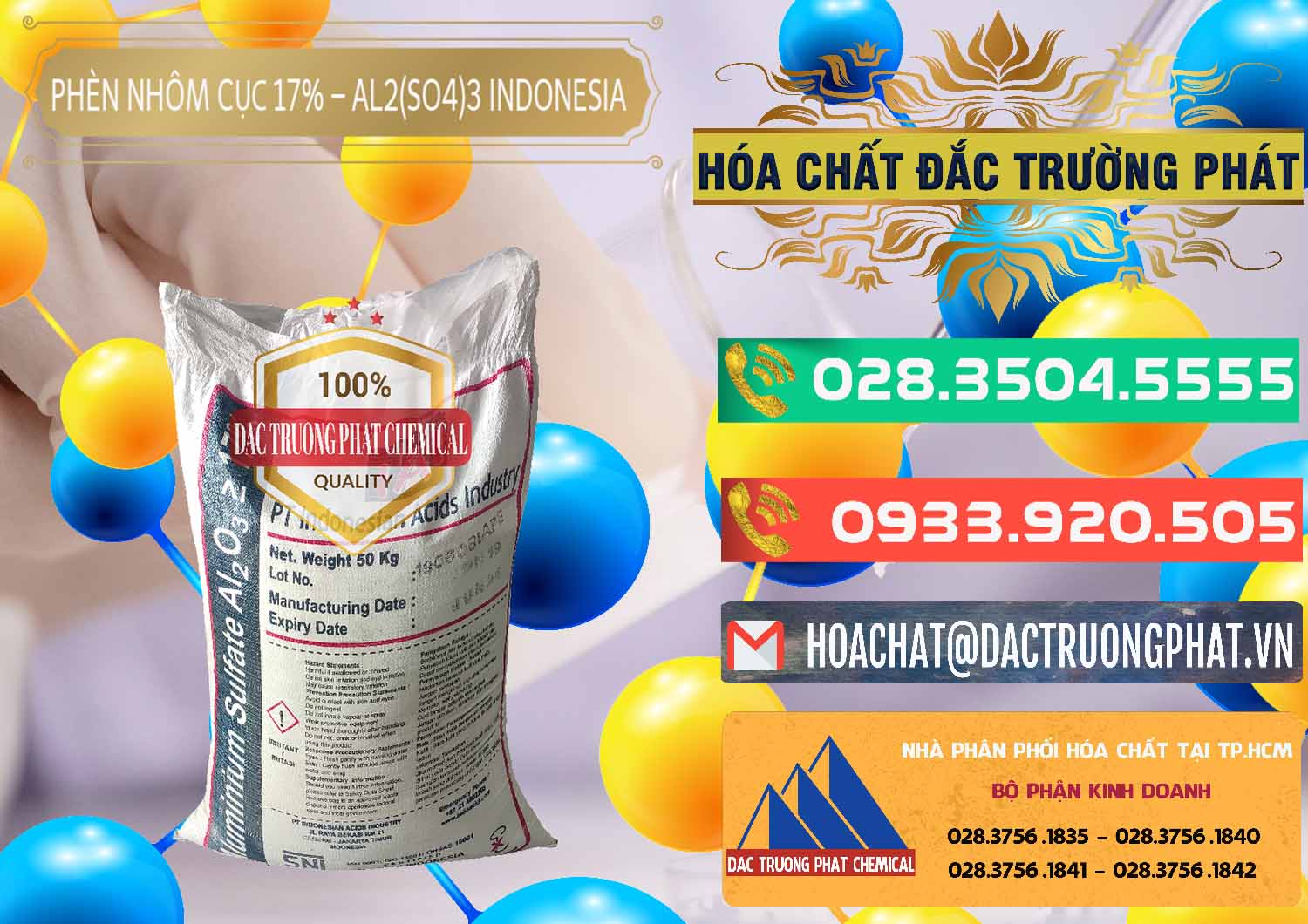 Công ty bán & phân phối Phèn Nhôm Cục - Al2(SO4)3 17% bao 50kg Indonesia - 0113 - Đơn vị kinh doanh ( phân phối ) hóa chất tại TP.HCM - congtyhoachat.com.vn