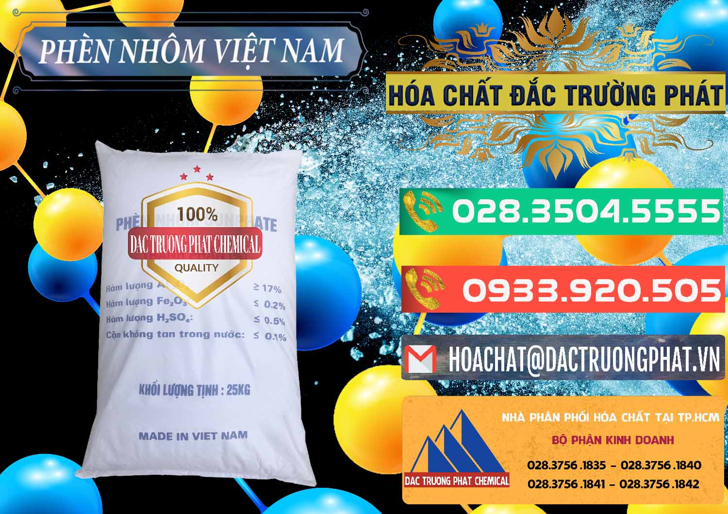 Cty cung cấp & phân phối Phèn Nhôm - Al2(SO4)3 17% Việt Nam - 0465 - Đơn vị kinh doanh - phân phối hóa chất tại TP.HCM - congtyhoachat.com.vn