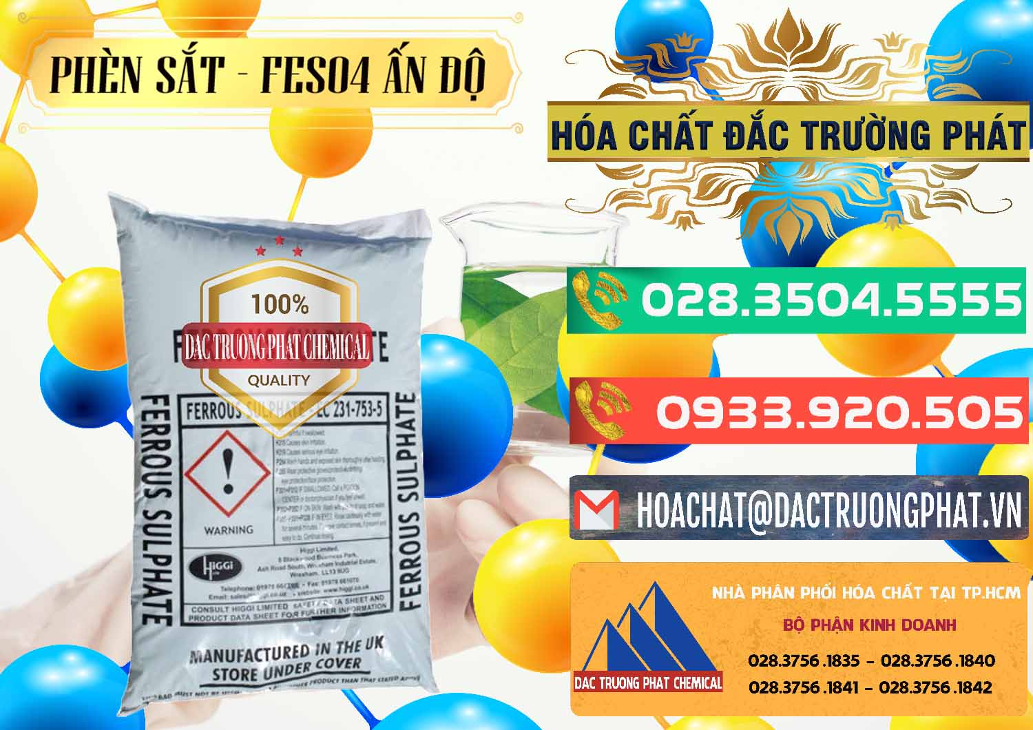 Phân phối _ bán Phèn Sắt - FeSO4.7H2O Ấn Độ India - 0354 - Nhà phân phối _ nhập khẩu hóa chất tại TP.HCM - congtyhoachat.com.vn