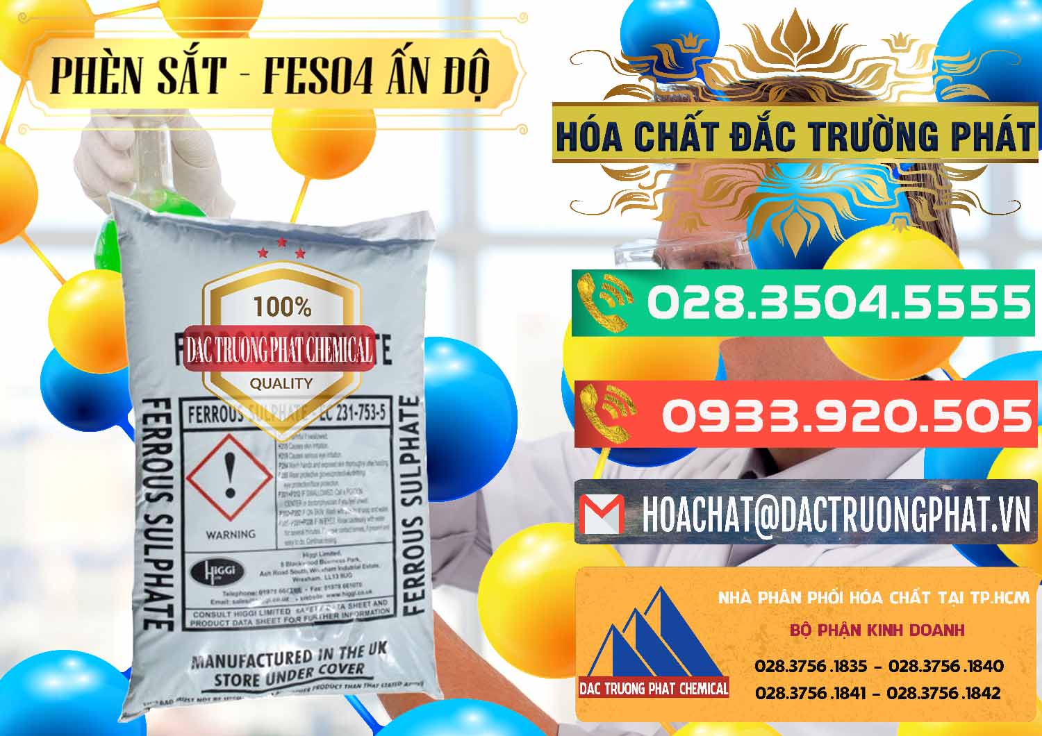 Cty kinh doanh & bán Phèn Sắt - FeSO4.7H2O Ấn Độ India - 0354 - Nhà phân phối & cung cấp hóa chất tại TP.HCM - congtyhoachat.com.vn