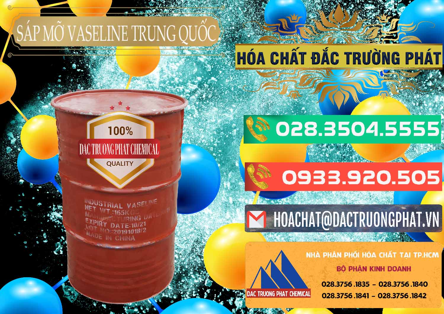 Nhà cung ứng & bán Sáp Mỡ Vaseline Trung Quốc China - 0122 - Chuyên cung cấp _ nhập khẩu hóa chất tại TP.HCM - congtyhoachat.com.vn