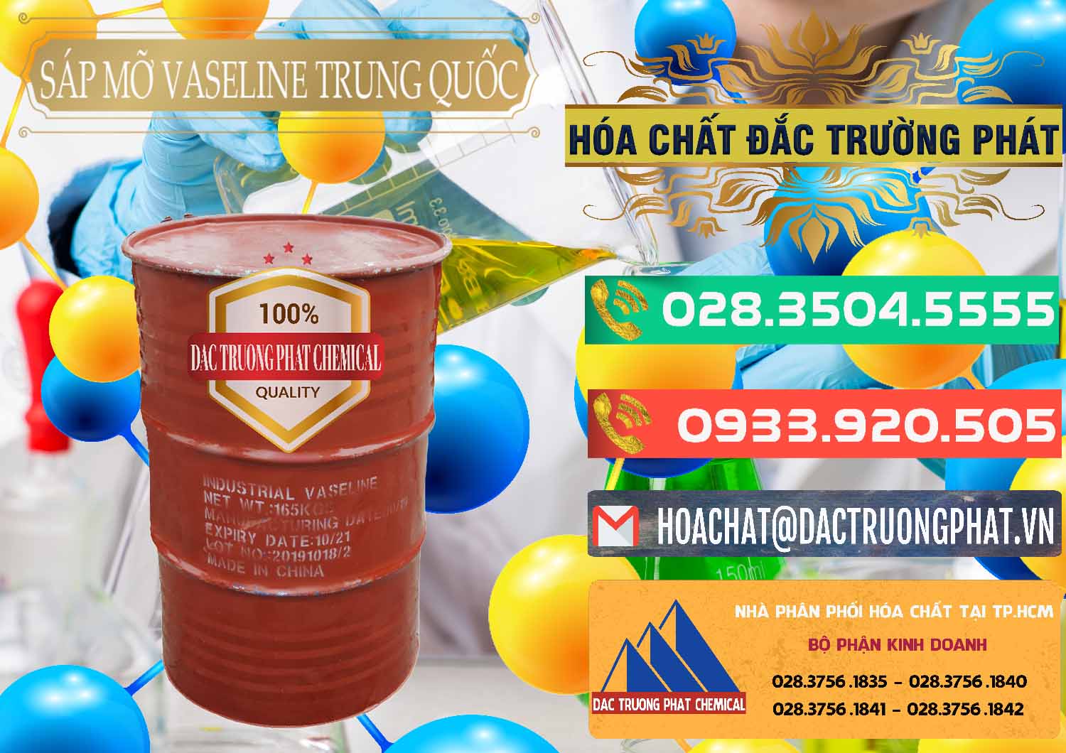Phân phối - bán Sáp Mỡ Vaseline Trung Quốc China - 0122 - Công ty nhập khẩu _ cung cấp hóa chất tại TP.HCM - congtyhoachat.com.vn