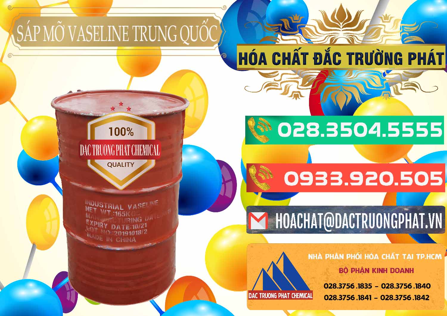 Nơi bán & cung cấp Sáp Mỡ Vaseline Trung Quốc China - 0122 - Nơi cung cấp & kinh doanh hóa chất tại TP.HCM - congtyhoachat.com.vn
