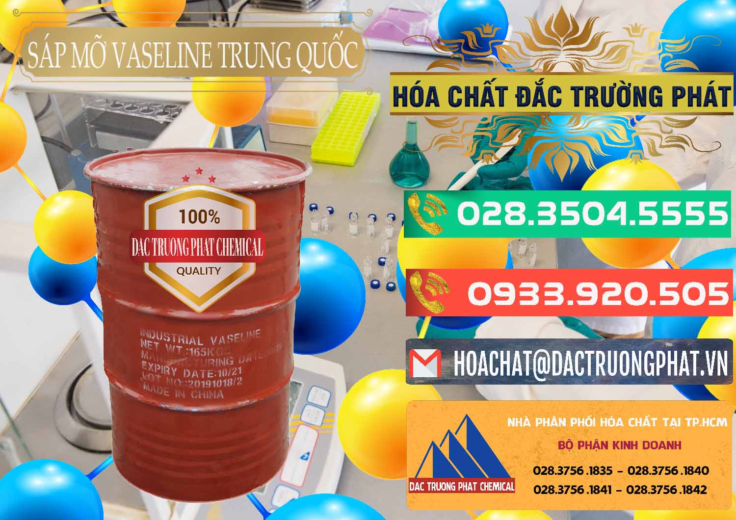 Nhà phân phối ( bán ) Sáp Mỡ Vaseline Trung Quốc China - 0122 - Chuyên cung cấp & bán hóa chất tại TP.HCM - congtyhoachat.com.vn