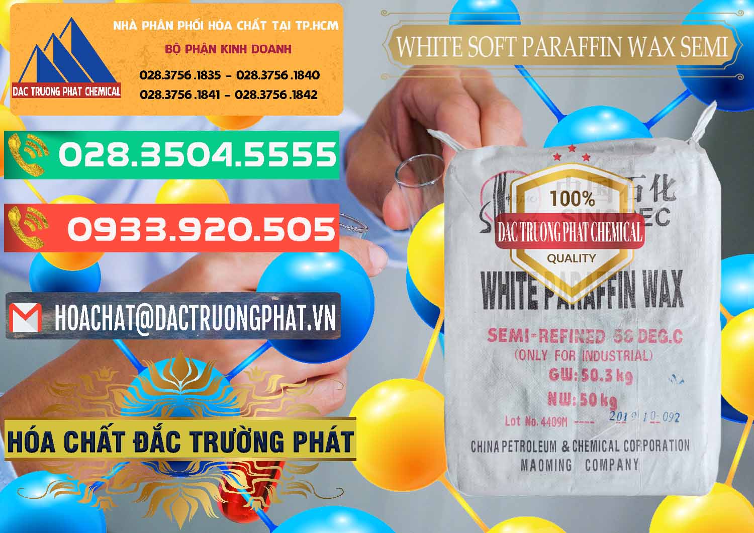 Công ty chuyên kinh doanh _ bán Sáp Paraffin Wax Sinopec Trung Quốc China - 0328 - Đơn vị chuyên bán và cung cấp hóa chất tại TP.HCM - congtyhoachat.com.vn