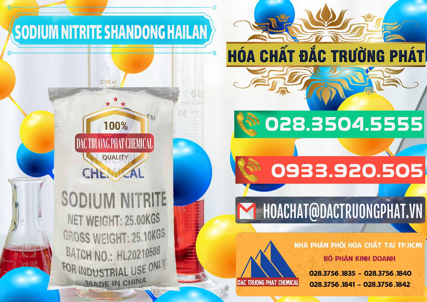Cty chuyên kinh doanh ( bán ) Sodium Nitrite - NANO2 99.3% Shandong Hailan Trung Quốc China - 0284 - Cung cấp - phân phối hóa chất tại TP.HCM - congtyhoachat.com.vn