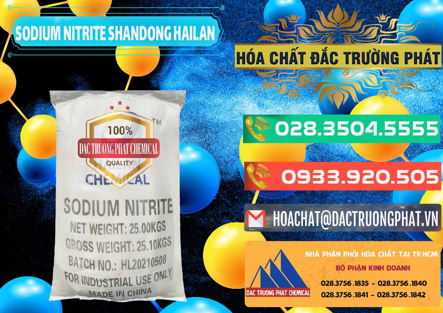 Cty nhập khẩu & bán Sodium Nitrite - NANO2 99.3% Shandong Hailan Trung Quốc China - 0284 - Đơn vị chuyên phân phối - nhập khẩu hóa chất tại TP.HCM - congtyhoachat.com.vn