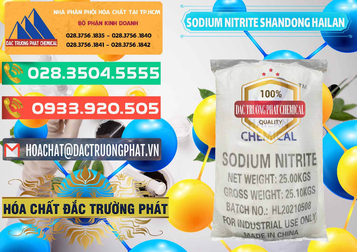 Bán ( cung ứng ) Sodium Nitrite - NANO2 99.3% Shandong Hailan Trung Quốc China - 0284 - Cty chuyên phân phối & cung ứng hóa chất tại TP.HCM - congtyhoachat.com.vn