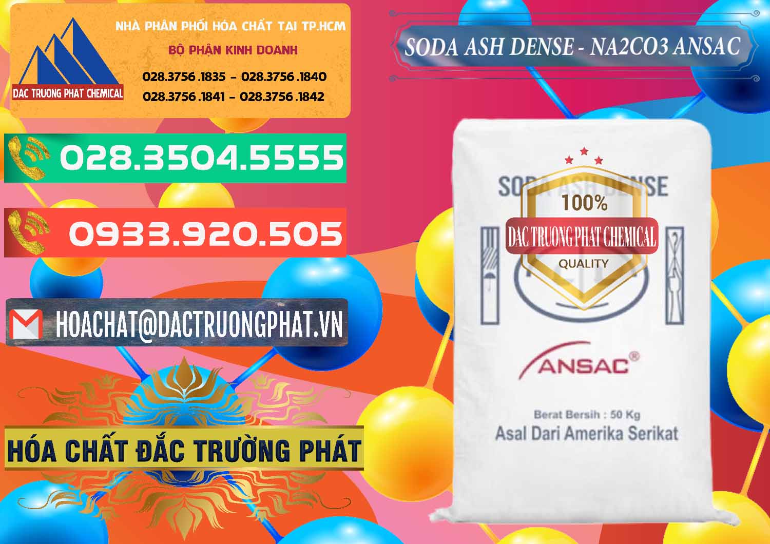 Đơn vị phân phối - bán Soda Ash Dense - NA2CO3 Ansac Mỹ USA - 0412 - Phân phối ( kinh doanh ) hóa chất tại TP.HCM - congtyhoachat.com.vn
