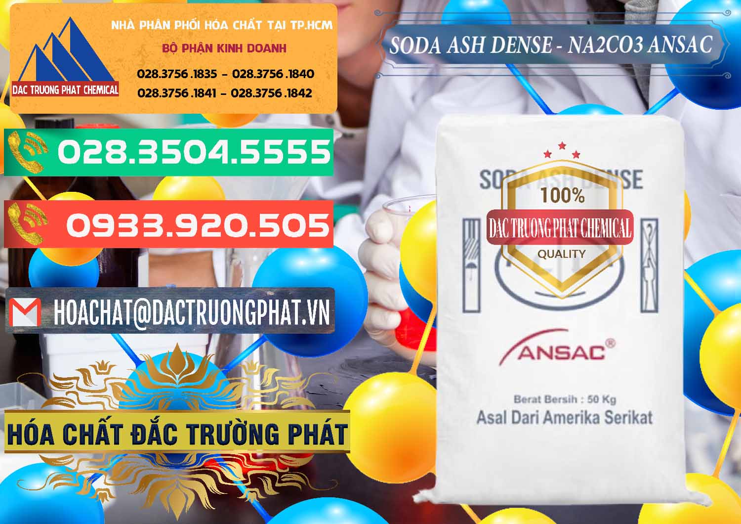 Công ty nhập khẩu - bán Soda Ash Dense - NA2CO3 Ansac Mỹ USA - 0412 - Công ty kinh doanh & phân phối hóa chất tại TP.HCM - congtyhoachat.com.vn