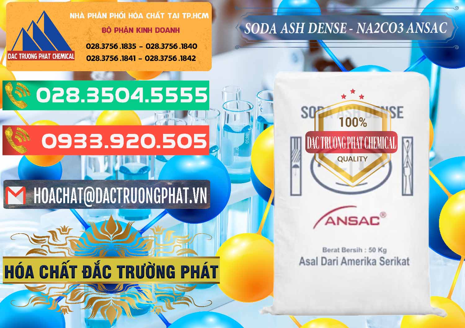Cty bán và cung cấp Soda Ash Dense - NA2CO3 Ansac Mỹ USA - 0412 - Công ty cung cấp - phân phối hóa chất tại TP.HCM - congtyhoachat.com.vn