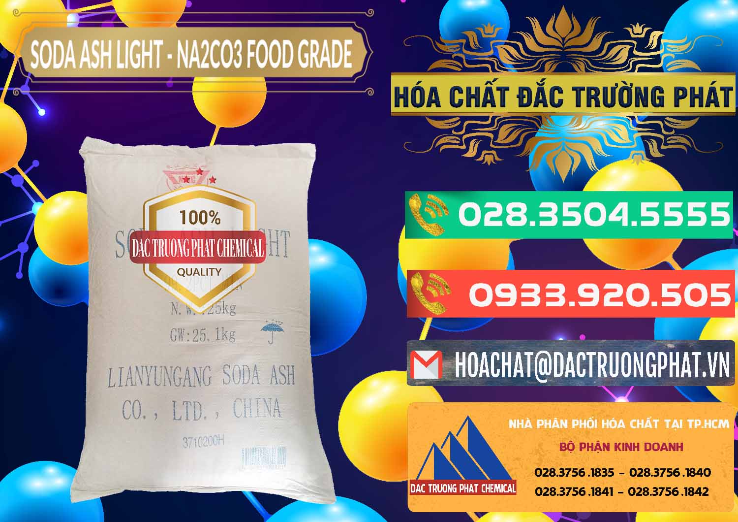 Công ty chuyên kinh doanh & bán Soda Ash Light – NA2CO3 Food Grade Trung Quốc China - 0127 - Nhà cung cấp & bán hóa chất tại TP.HCM - congtyhoachat.com.vn