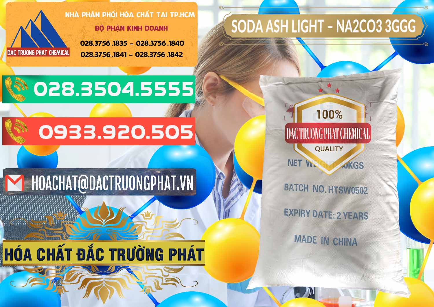Nhà phân phối ( bán ) Soda Ash Light - NA2CO3 3GGG Trung Quốc China - 0124 - Nơi chuyên nhập khẩu _ cung cấp hóa chất tại TP.HCM - congtyhoachat.com.vn
