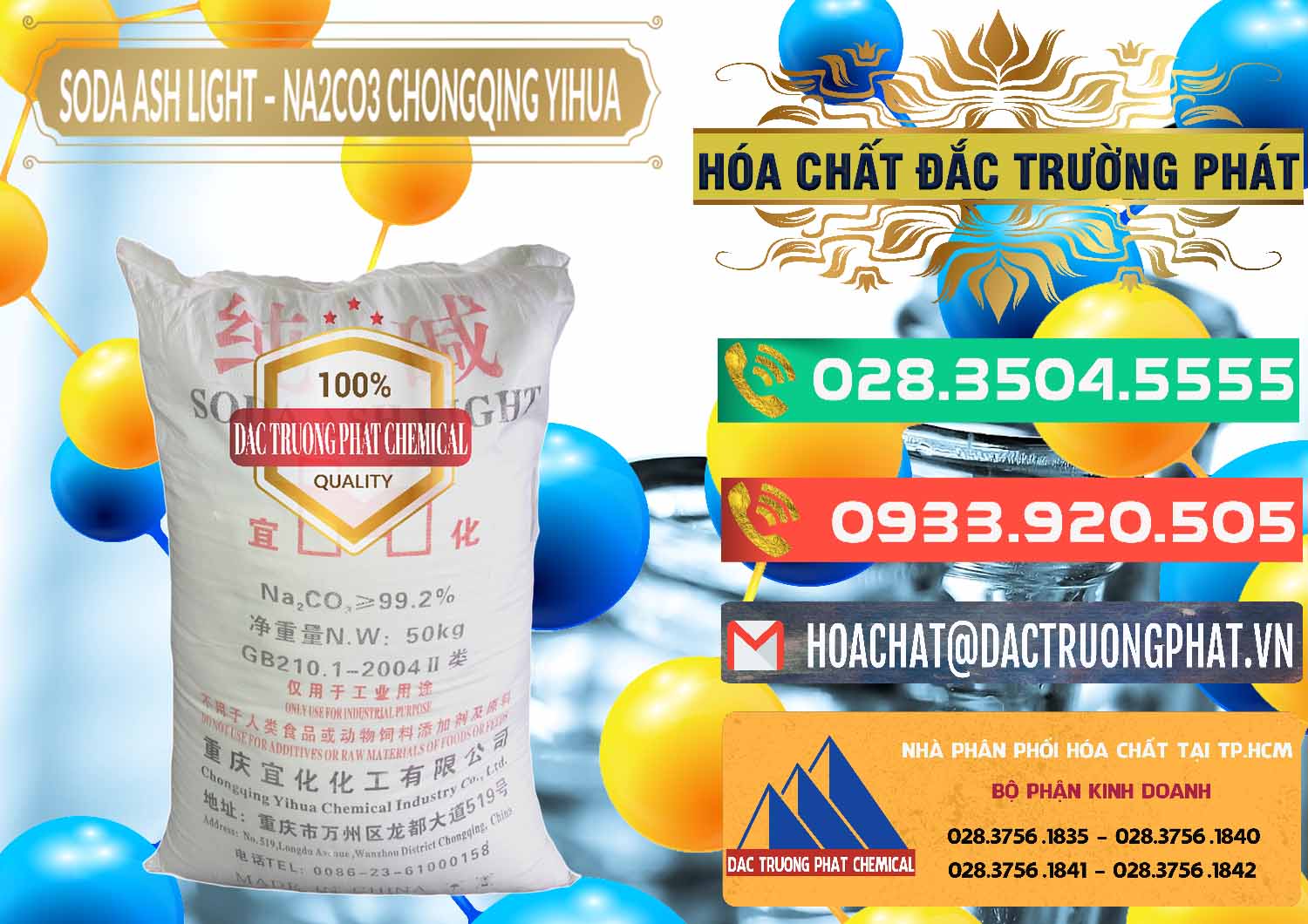 Đơn vị chuyên bán ( cung ứng ) Soda Ash Light - NA2CO3 Chongqing Yihua Trung Quốc China - 0129 - Đơn vị chuyên phân phối ( nhập khẩu ) hóa chất tại TP.HCM - congtyhoachat.com.vn