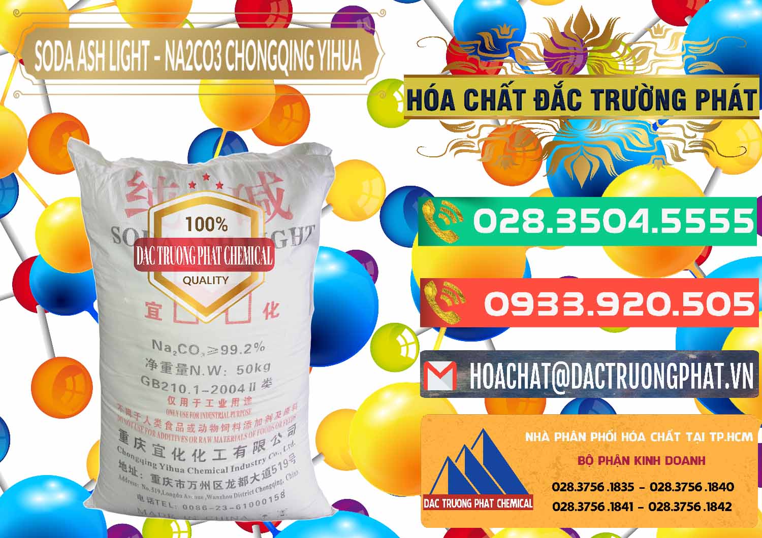 Cty chuyên nhập khẩu _ bán Soda Ash Light - NA2CO3 Chongqing Yihua Trung Quốc China - 0129 - Chuyên bán - cung cấp hóa chất tại TP.HCM - congtyhoachat.com.vn