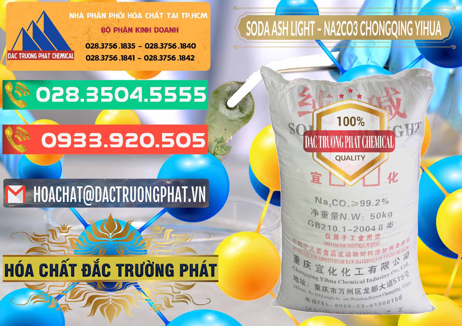 Cty chuyên nhập khẩu và bán Soda Ash Light - NA2CO3 Chongqing Yihua Trung Quốc China - 0129 - Đơn vị chuyên nhập khẩu và phân phối hóa chất tại TP.HCM - congtyhoachat.com.vn