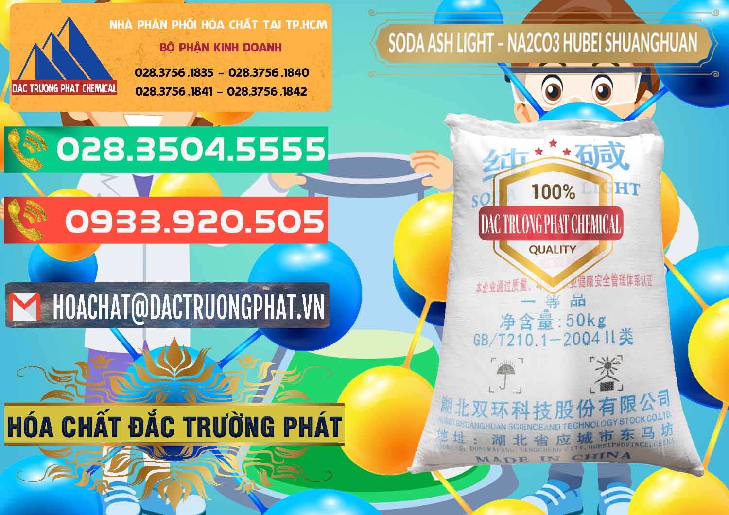 Chuyên bán và phân phối Soda Ash Light - NA2CO3 2 Vòng Tròn Hubei Shuanghuan Trung Quốc China - 0130 - Công ty bán và cung cấp hóa chất tại TP.HCM - congtyhoachat.com.vn