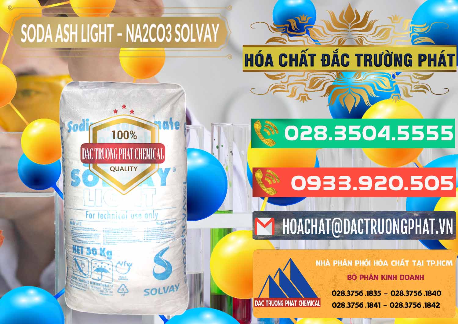 Nơi phân phối ( bán ) Soda Ash Light - NA2CO3 Solvay Bulgaria - 0126 - Đơn vị nhập khẩu _ phân phối hóa chất tại TP.HCM - congtyhoachat.com.vn