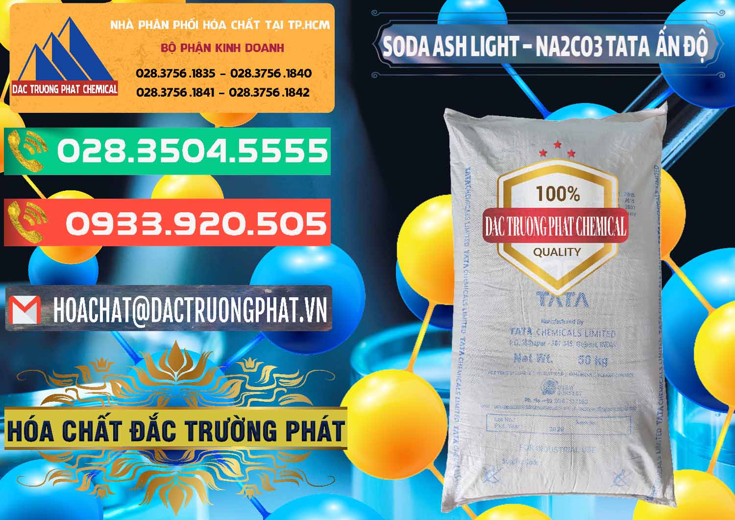 Nơi chuyên nhập khẩu ( bán ) Soda Ash Light - NA2CO3 TATA Ấn Độ India - 0132 - Cty nhập khẩu - phân phối hóa chất tại TP.HCM - congtyhoachat.com.vn
