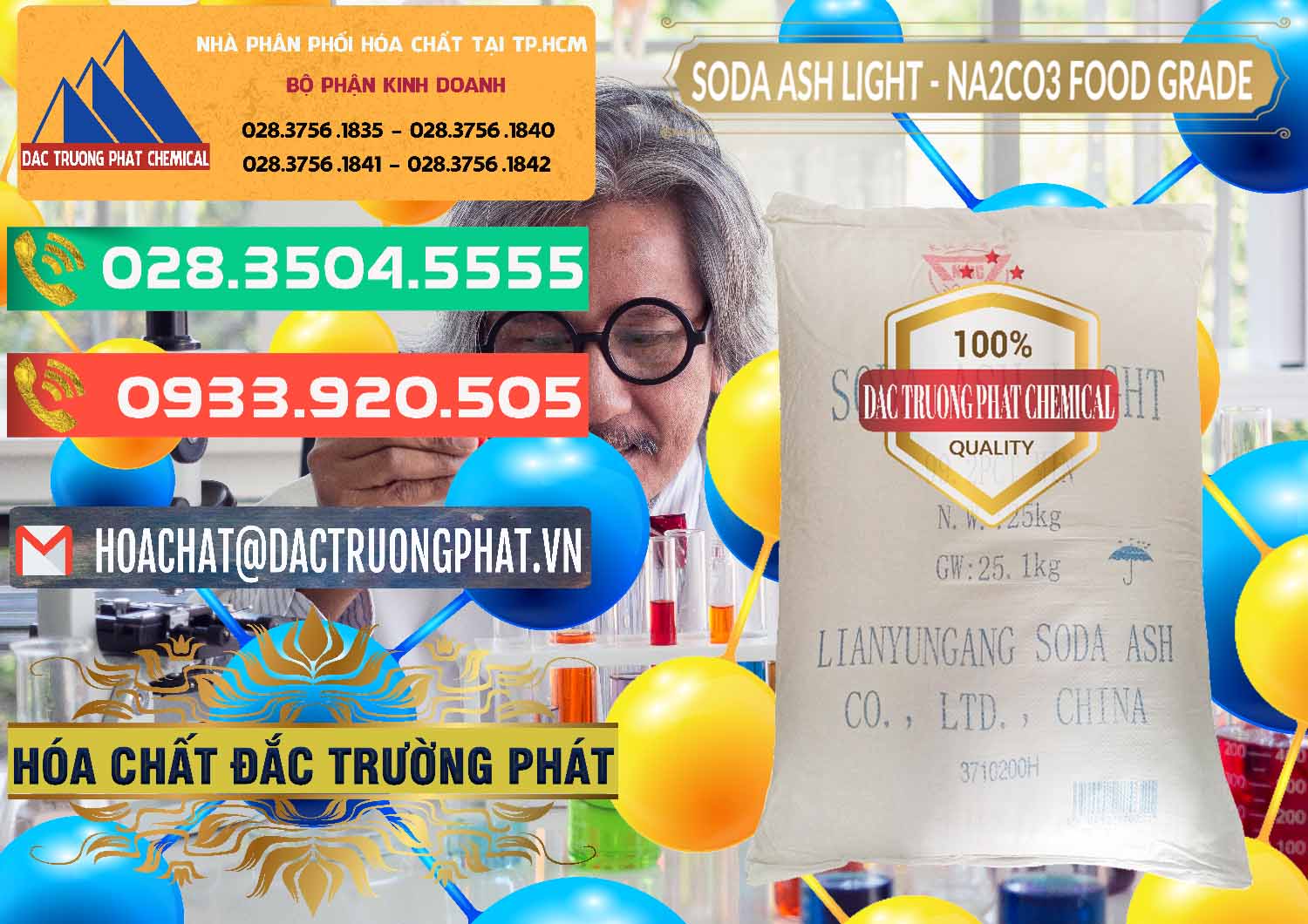 Soda Ash Light – NA2CO3 Food Grade Trung Quốc China Cty chuyên bán & cung cấp Soda Ash Light – NA2CO3 Food Grade Trung Quốc China - 0127 - Nhà cung cấp & nhập khẩu hóa chất tại TP.HCM - congtyhoachat.com.vn