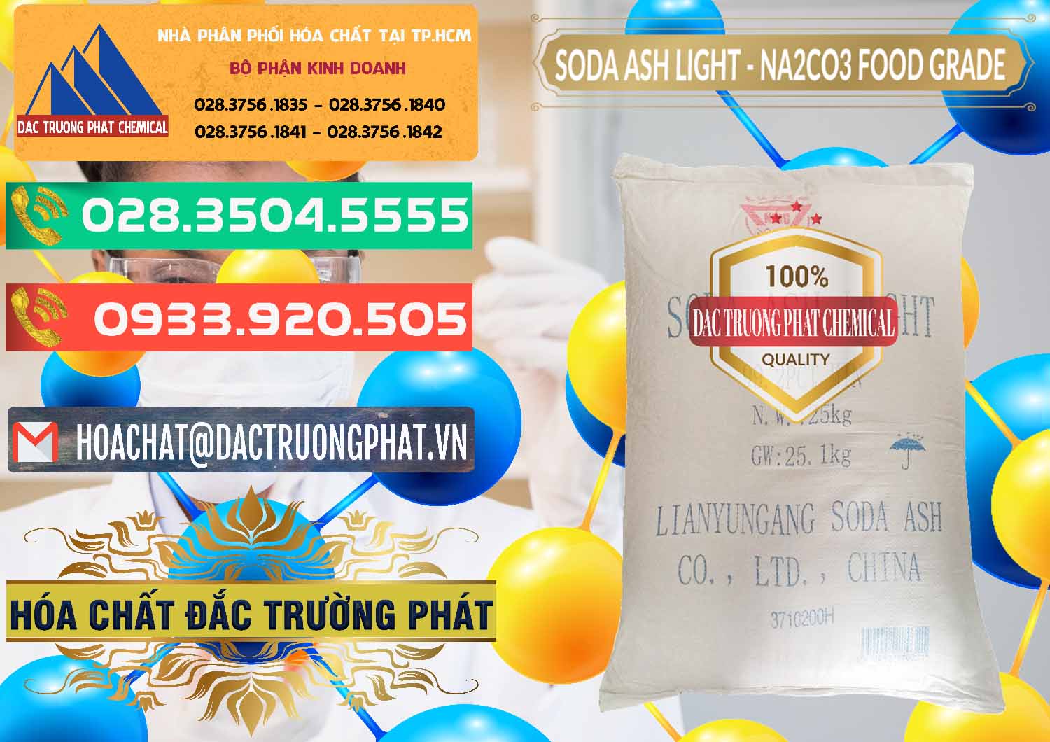 Soda Ash Light – NA2CO3 Food Grade Trung Quốc China Cty bán & cung cấp Soda Ash Light – NA2CO3 Food Grade Trung Quốc China - 0127 - Đơn vị chuyên cung cấp - kinh doanh hóa chất tại TP.HCM - congtyhoachat.com.vn