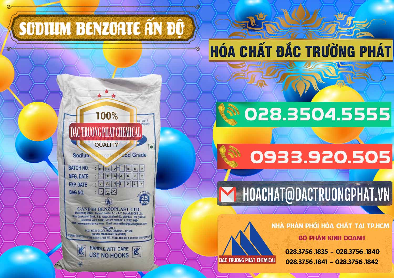 Đơn vị bán & phân phối Sodium Benzoate - Mốc Bột Ấn Độ India - 0361 - Công ty chuyên cung cấp & nhập khẩu hóa chất tại TP.HCM - congtyhoachat.com.vn