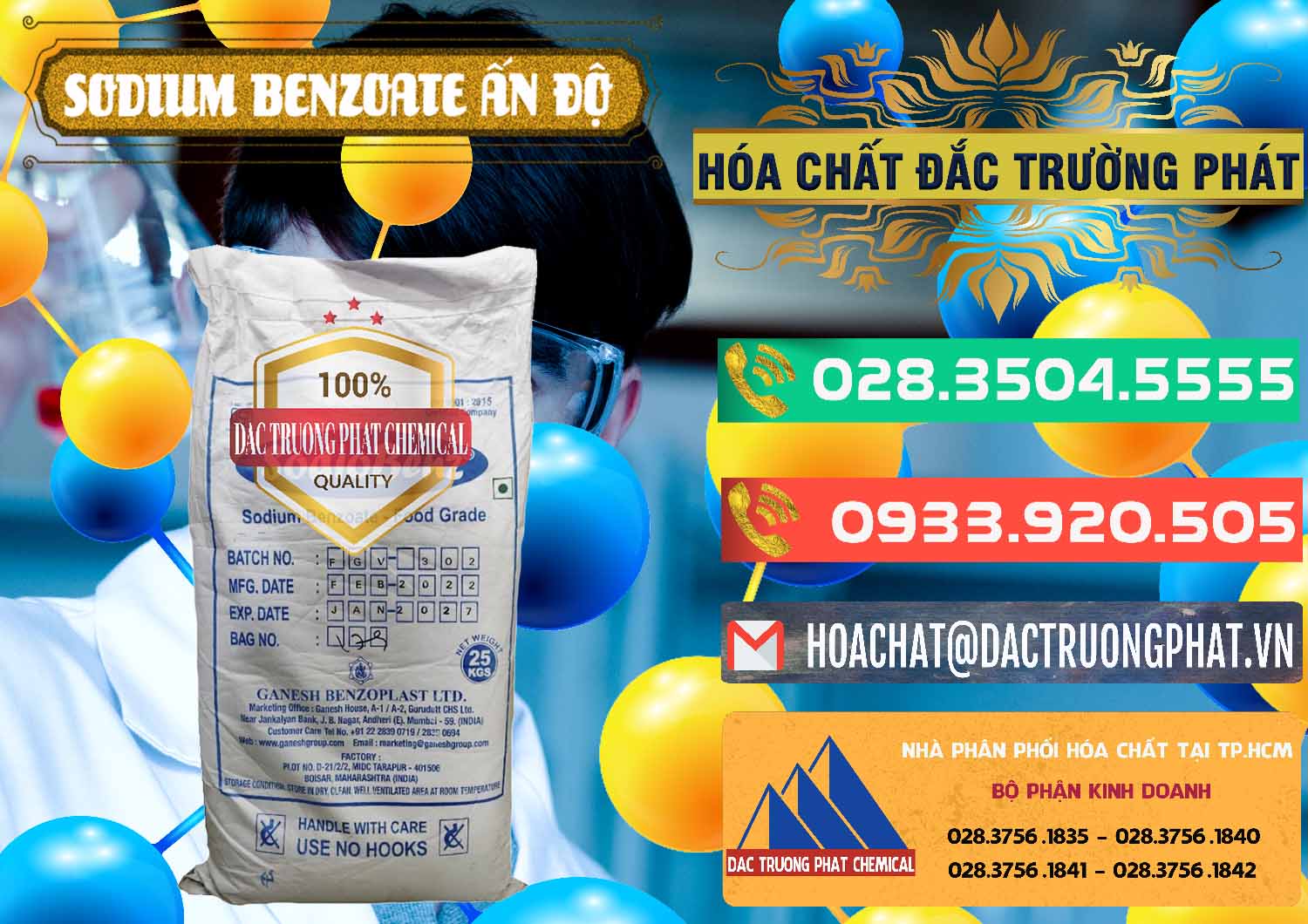 Đơn vị cung ứng ( bán ) Sodium Benzoate - Mốc Bột Ấn Độ India - 0361 - Đơn vị cung cấp ( phân phối ) hóa chất tại TP.HCM - congtyhoachat.com.vn