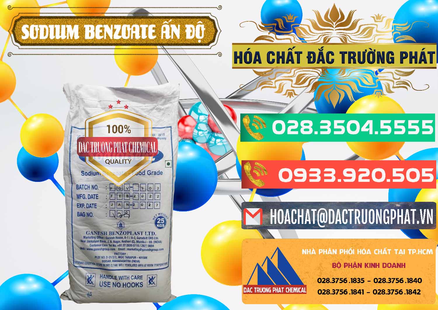 Công ty chuyên phân phối ( bán ) Sodium Benzoate - Mốc Bột Ấn Độ India - 0361 - Đơn vị nhập khẩu và cung cấp hóa chất tại TP.HCM - congtyhoachat.com.vn