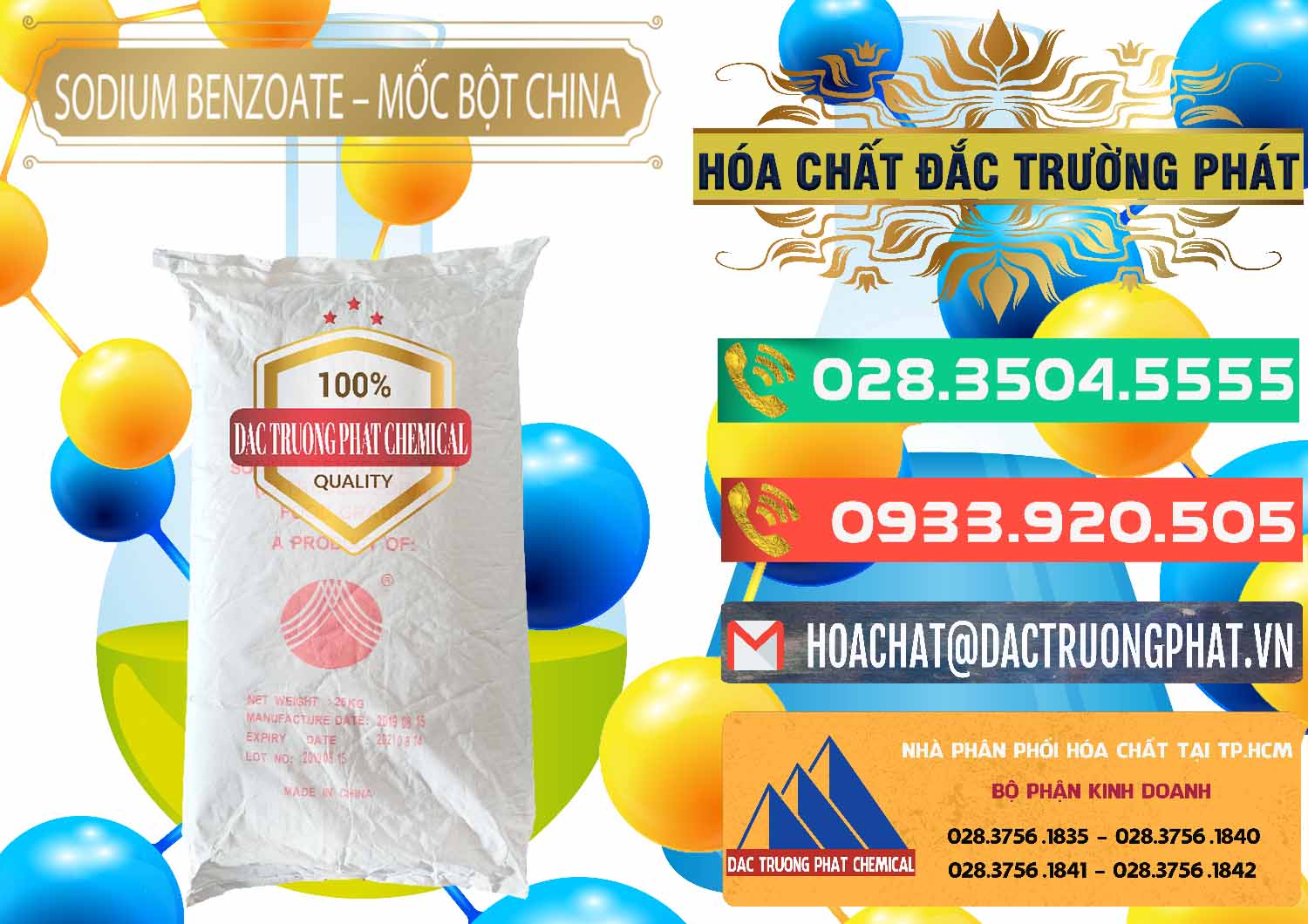 Cty cung cấp _ bán Sodium Benzoate - Mốc Bột Chữ Cam Food Grade Trung Quốc China - 0135 - Cty chuyên kinh doanh và cung cấp hóa chất tại TP.HCM - congtyhoachat.com.vn