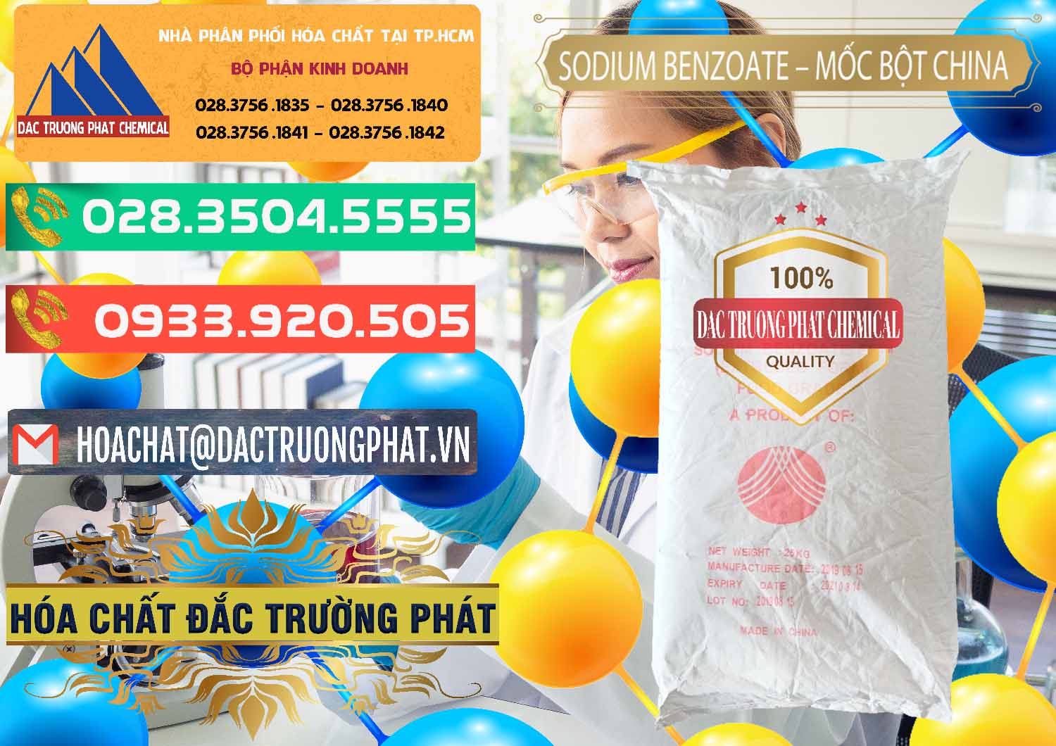 Nơi chuyên bán - cung cấp Sodium Benzoate - Mốc Bột Chữ Cam Food Grade Trung Quốc China - 0135 - Công ty nhập khẩu - phân phối hóa chất tại TP.HCM - congtyhoachat.com.vn