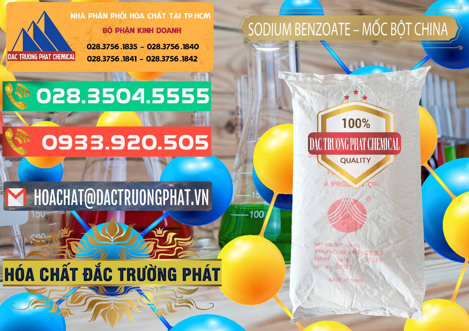 Cty bán & cung cấp Sodium Benzoate - Mốc Bột Chữ Cam Food Grade Trung Quốc China - 0135 - Đơn vị chuyên cung cấp & nhập khẩu hóa chất tại TP.HCM - congtyhoachat.com.vn