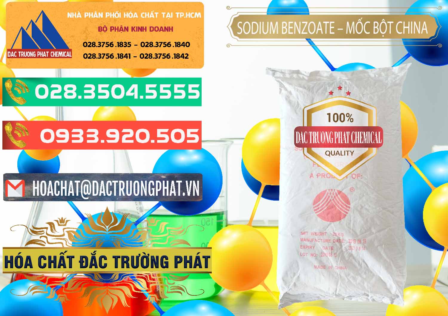 Công ty bán ( phân phối ) Sodium Benzoate - Mốc Bột Chữ Cam Food Grade Trung Quốc China - 0135 - Chuyên cung cấp & kinh doanh hóa chất tại TP.HCM - congtyhoachat.com.vn