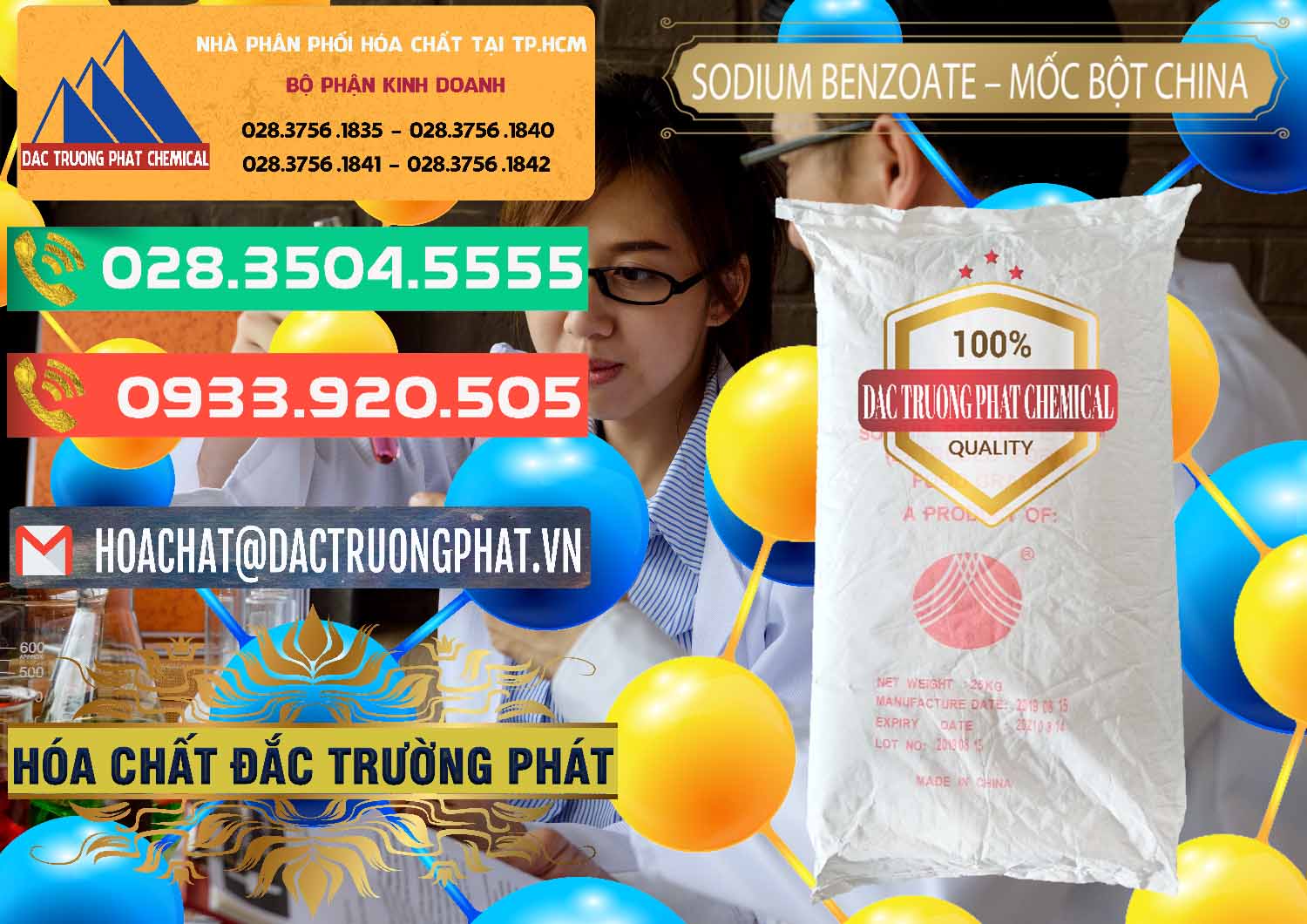 Công ty chuyên cung cấp và bán Sodium Benzoate - Mốc Bột Chữ Cam Food Grade Trung Quốc China - 0135 - Đơn vị cung ứng ( phân phối ) hóa chất tại TP.HCM - congtyhoachat.com.vn