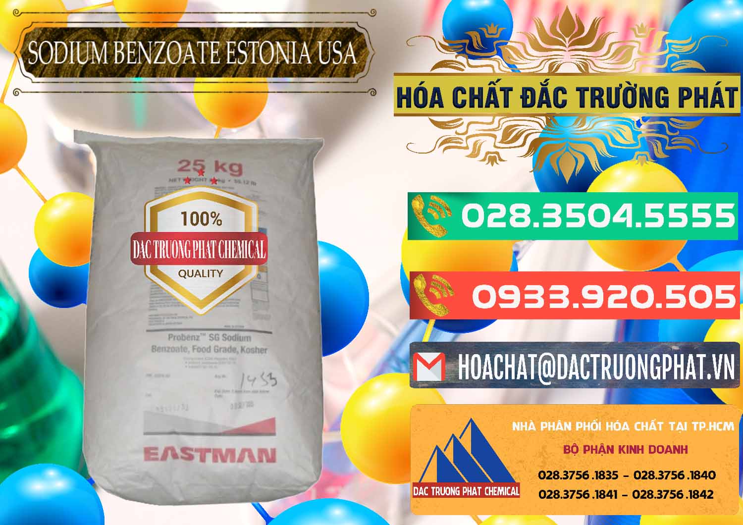 Nhà nhập khẩu & bán Sodium Benzoate - Mốc Bột Estonia Mỹ USA - 0468 - Công ty chuyên cung cấp _ nhập khẩu hóa chất tại TP.HCM - congtyhoachat.com.vn