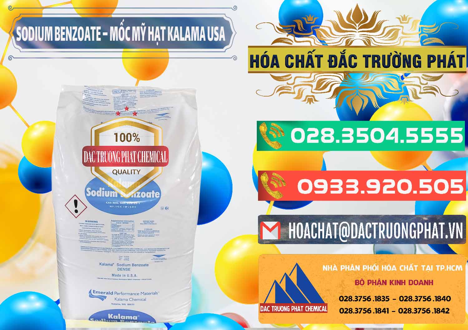 Đơn vị chuyên cung ứng - bán Sodium Benzoate - Mốc Hạt Kalama Food Grade Mỹ Usa - 0137 - Cty cung cấp và bán hóa chất tại TP.HCM - congtyhoachat.com.vn