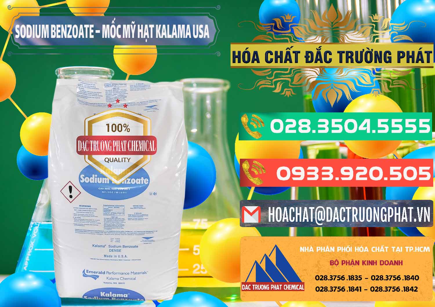 Nhà cung ứng & bán Sodium Benzoate - Mốc Hạt Kalama Food Grade Mỹ Usa - 0137 - Cty chuyên bán _ cung cấp hóa chất tại TP.HCM - congtyhoachat.com.vn