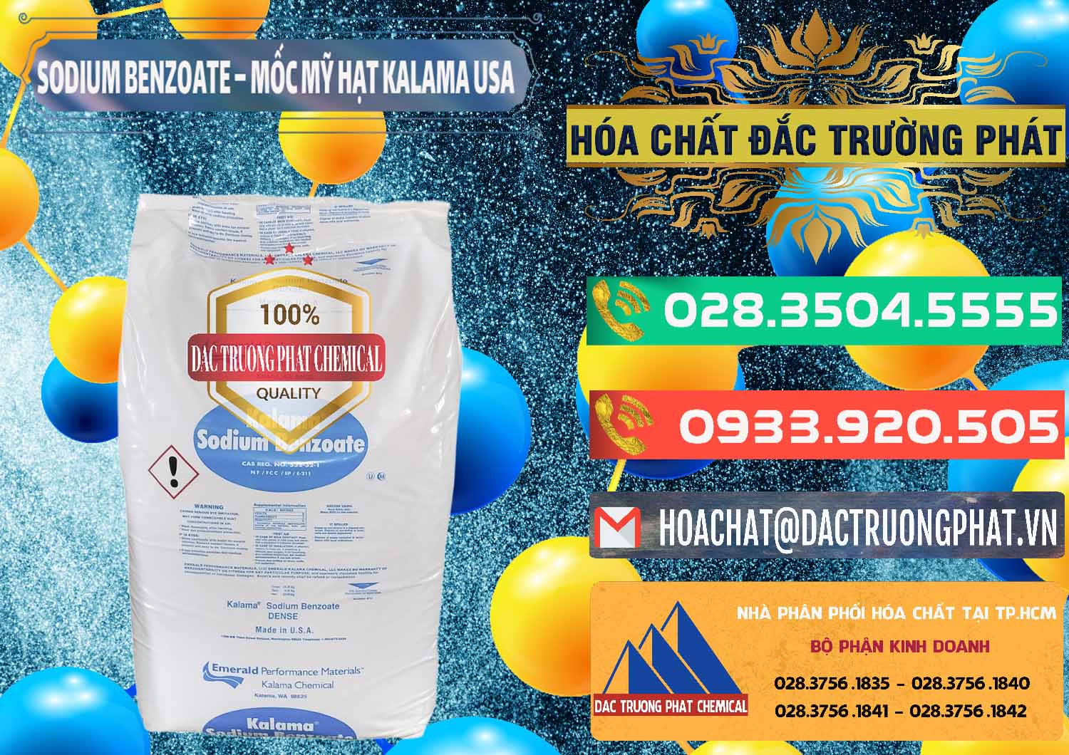 Bán _ cung ứng Sodium Benzoate - Mốc Hạt Kalama Food Grade Mỹ Usa - 0137 - Đơn vị cung ứng và phân phối hóa chất tại TP.HCM - congtyhoachat.com.vn