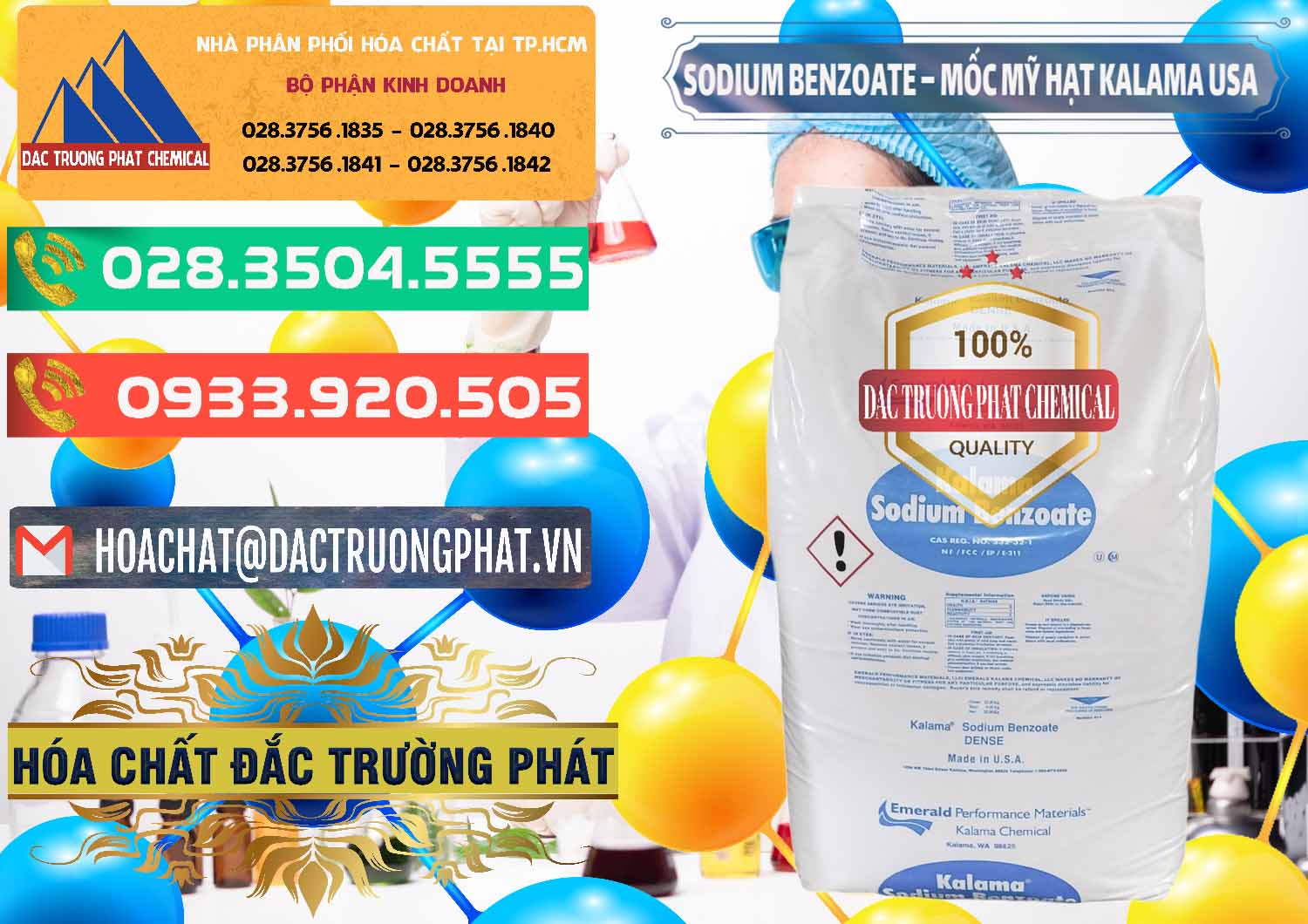 Bán - phân phối Sodium Benzoate - Mốc Hạt Kalama Food Grade Mỹ Usa - 0137 - Đơn vị cung cấp _ bán hóa chất tại TP.HCM - congtyhoachat.com.vn